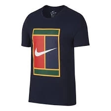 Nike Court Graphic Tee Obsidian