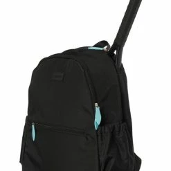 Ame & Lulu Courtside 2.0 Tennis Backpack (Black/Blue)