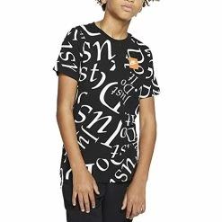 Nike Boy's Black Short-sleeved T-shirt