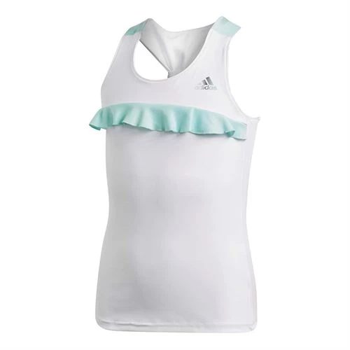 Adidas Girls` Ribbon Tennis Tank 1 Adidas Girls` Ribbon Tennis Tank
