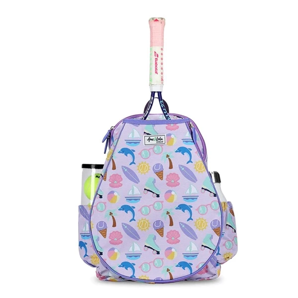 Ame & Lulu Ame And Lulu Juniors` Little Love Tennis Backpack 1 Ame & Lulu Ame And Lulu Juniors` Little Love Tennis Backpack